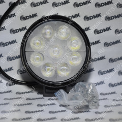 Фара светодиодная круглая, тонкая, рассеянный, 27Вт, 10-30V 02709CF-30 (OEM) 02709CF-30